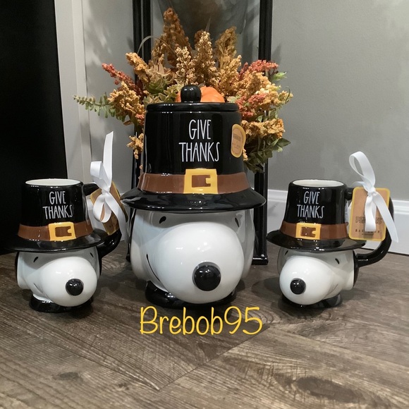 Rae Dunn Holiday Rae Dunn Thanksgiving Pilgrim Canister With